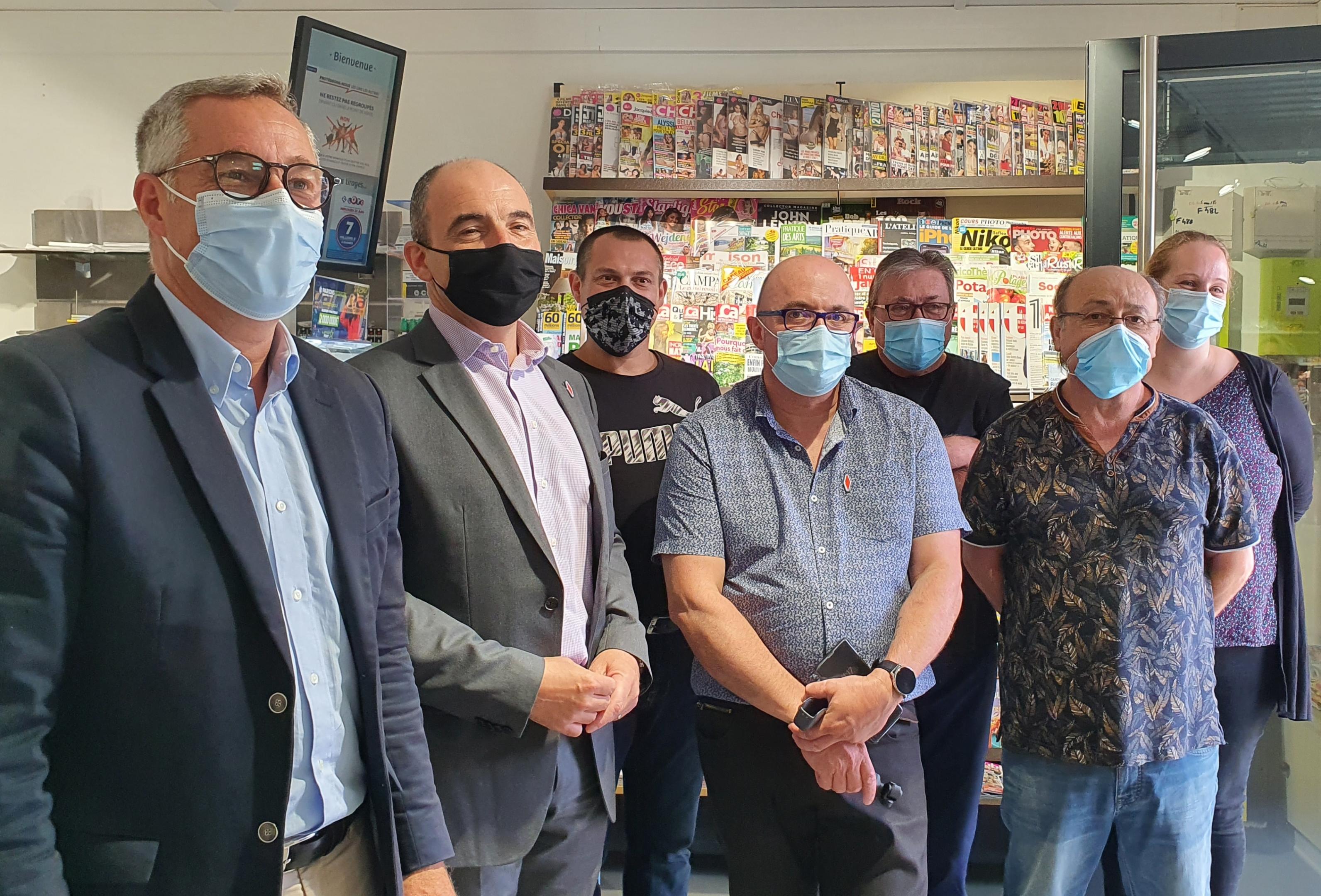 A Saint-Maur, Philippe Coy et Nicolas Pinot rencontre le maire Ludovic Réau