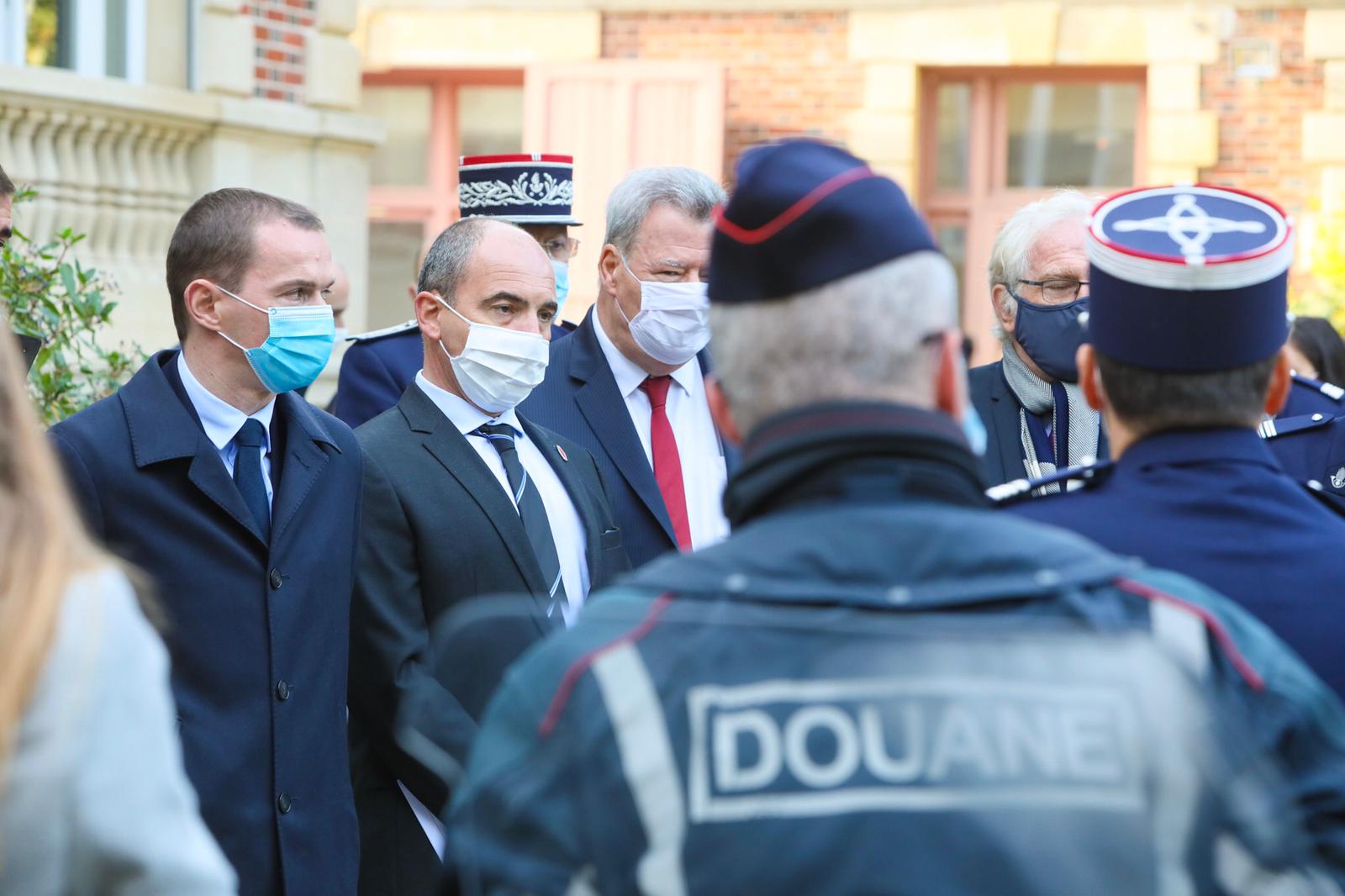 Douane - déplacement ministériel avec Olivier Dussopt