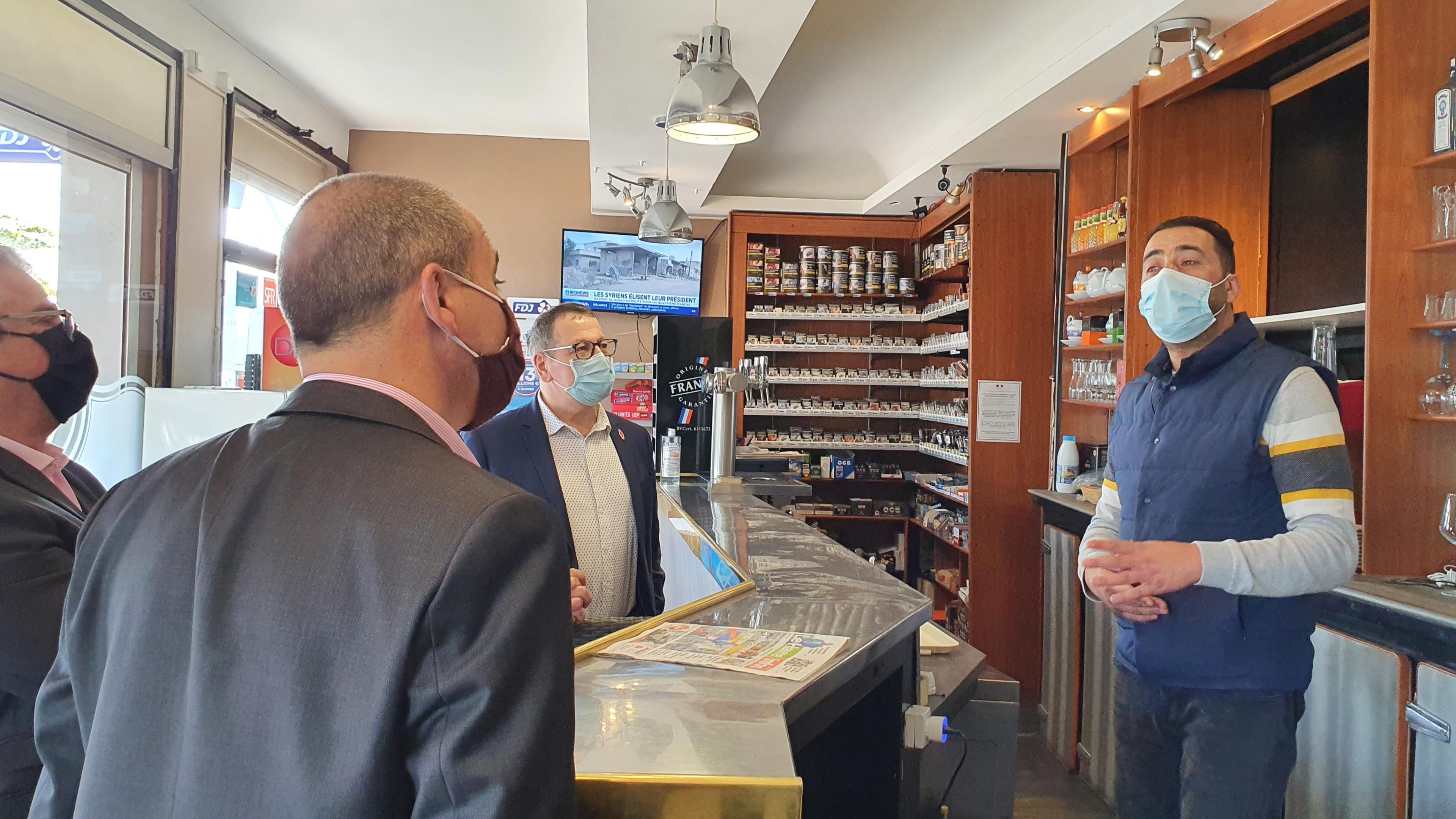 Visite de Philippe Coy chez Rachid Akhsassi