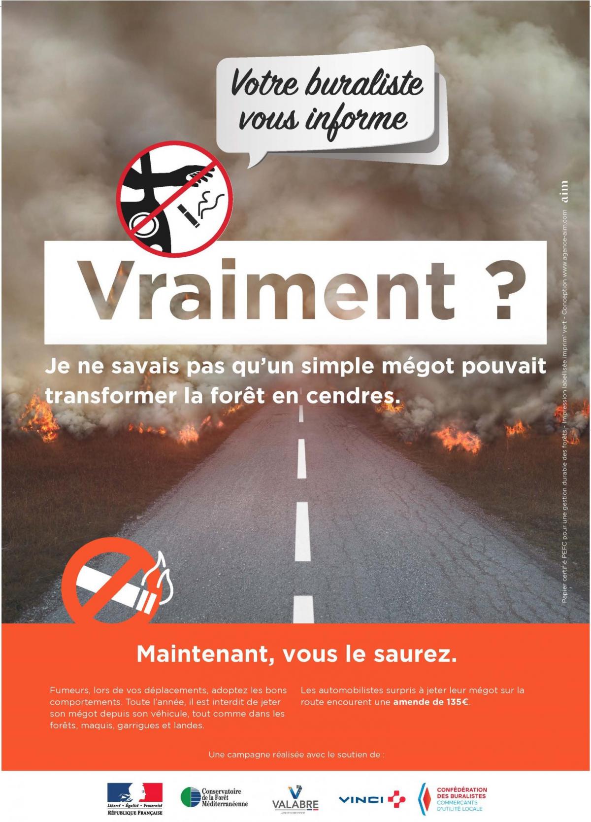 Lutte contre les feux de forêts, les buralistes se mobilisent