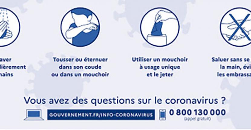 INFORMATION RELATIVE AU COVID-19 INFORMATION RELATIVE AU COVID-19